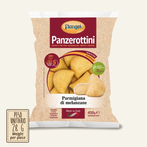 PANZEROTTINI PARMIGIANA DI MELANZANE  -  PZ4 X 900GR