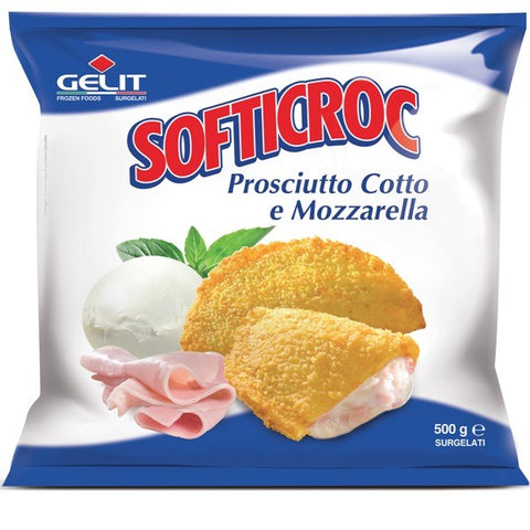 SOFTICROC PROSCIUTTO COTTO E MOZZARELLA  -  PZ8 X 500GR