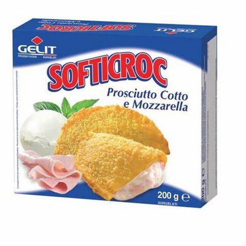 SOFTICROC PROSCIUTTO COTTO E MOZZARELLA  -  PZ12 X 200GR