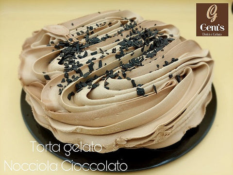 TORTA GELATO S/P CIOCCOLATO E NOCCIOLA  -  1KG