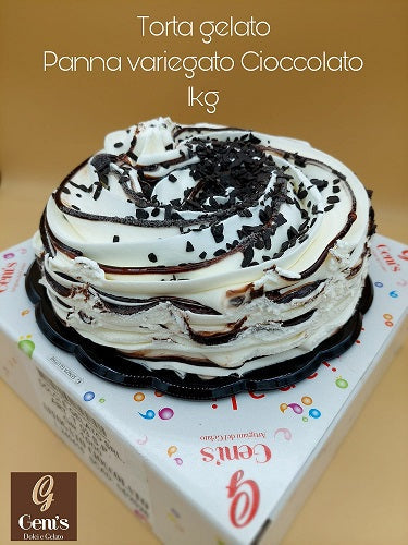 TORTA GELATO S/P AFFOGATO CIOCCOLATO  -  1KG