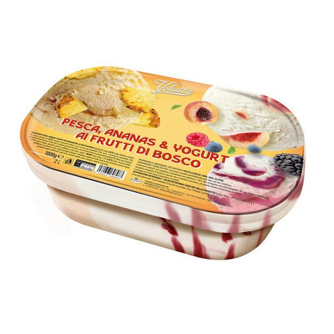 PESCA, ANANAS E YOGURT AI FRUTTI DI BOSCO  -  PZ4 X 1KG