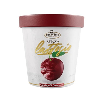 GELATO SENZA LATTOSIO VARIEGATO AMARENA  -  PZ8 X 250GR