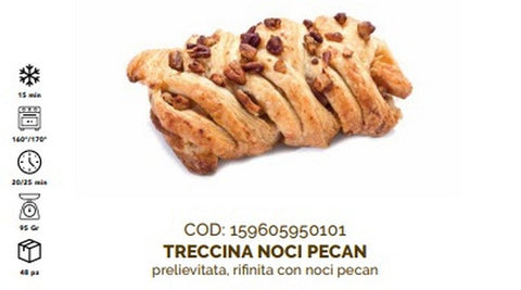 TRECCINA NOCI PECAN  -  PZ48 X 95GR